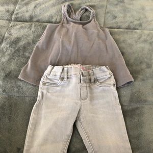 Girls grey outfit